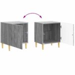 vidaXL Nočný stolík 2 pcs Sivý Sonoma 43 x 34,5 x 50 cm – Obrázok 9