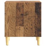 vidaXL Nočný stolík Staré drevo 43 x 34,5 x 50 cm Kompozitné drevo – Obrázok 3