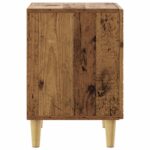 vidaXL Nočný stolík Staré drevo 43 x 34,5 x 50 cm Kompozitné drevo – Obrázok 4
