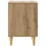 vidaXL Nočný stolík Dub artisan 43 x 34,5 x 50 cm Kompozitné drevo – Obrázok 4