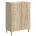 vidaXL Servírovacia skriňa Dub sonoma 66 x 34,5 x 90 cm – Obrázok 2