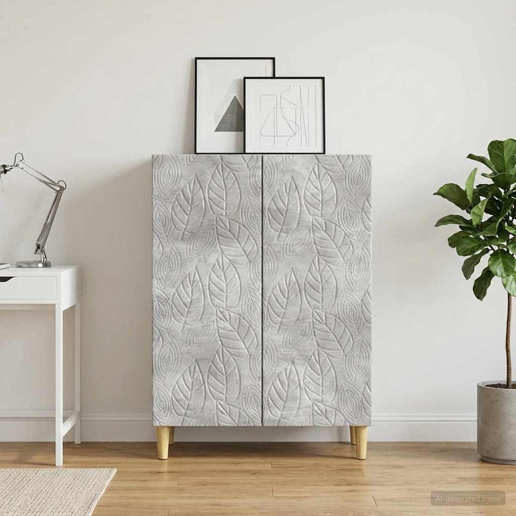 895048_1.jpg vidaXL Servírovacia skriňa Betónovo sivá 66 x 34,5 x 90 cm – Obrázok 1