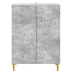 vidaXL Servírovacia skriňa Betónovo sivá 66 x 34,5 x 90 cm – Obrázok 5