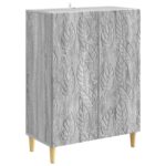 vidaXL Servírovacia skriňa Sivý Sonoma 66 x 34,5 x 90 cm – Obrázok 2