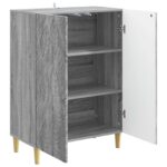 vidaXL Servírovacia skriňa Sivý Sonoma 66 x 34,5 x 90 cm – Obrázok 4