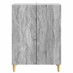 vidaXL Servírovacia skriňa Sivý Sonoma 66 x 34,5 x 90 cm – Obrázok 5