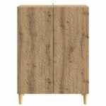 vidaXL Servírovacia skriňa Dub artisan 66 x 34,5 x 90 cm – Obrázok 5