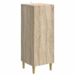vidaXL Servírovacia skriňa Dub sonoma 33 x 34,5 x 90 cm – Obrázok 2