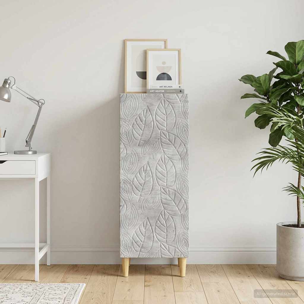 895058_1.jpg vidaXL Servírovacia skriňa Betónovo sivá 33 x 34,5 x 90 cm – Obrázok 1