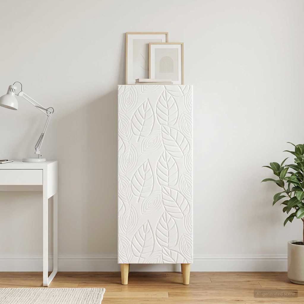 895059_1.jpg vidaXL Servírovacia skriňa Biela s vysokým leskom 33 x 34,5 x 90 cm – Obrázok 1