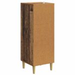 vidaXL Servírovacia skriňa Staré drevo 33 x 34,5 x 90 cm – Obrázok 7