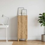 vidaXL Servírovacia skriňa Dub artisan 33 x 34,5 x 90 cm – Obrázok 3