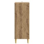 vidaXL Servírovacia skriňa Dub artisan 33 x 34,5 x 90 cm – Obrázok 5