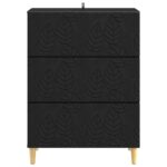 vidaXL Zásuvkový kabinet Čierna 66 x 34,5 x 90 cm Kompozitné drevo – Obrázok 3