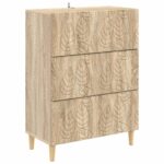 vidaXL Zásuvkový kabinet Dub sonoma 66 x 34,5 x 90 cm Kompozitné drevo