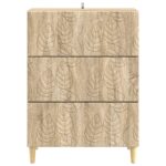 vidaXL Zásuvkový kabinet Dub sonoma 66 x 34,5 x 90 cm Kompozitné drevo – Obrázok 3