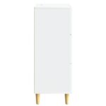 vidaXL Zásuvkový kabinet Biela 33 x 34,5 x 90 cm Kompozitné drevo – Obrázok 4