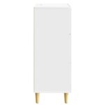 vidaXL Zásuvkový kabinet Biela s vysokým leskom 33 x 34,5 x 90 cm – Obrázok 4