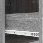 vidaXL Zásuvkový kabinet Sivý Sonoma 33 x 34,5 x 90 cm – Obrázok 7