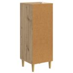 vidaXL Zásuvkový kabinet Dub artisan 33 x 34,5 x 90 cm – Obrázok 5