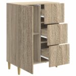 vidaXL Servírovacia skriňa Dub sonoma 66 x 34,5 x 90 cm – Obrázok 4