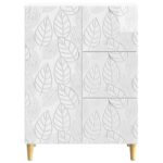 vidaXL Servírovacia skriňa Biela s vysokým leskom 66 x 34,5 x 90 cm – Obrázok 5