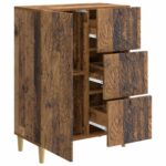 vidaXL Servírovacia skriňa Staré drevo 66 x 34,5 x 90 cm – Obrázok 4