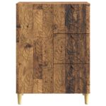 vidaXL Servírovacia skriňa Staré drevo 66 x 34,5 x 90 cm – Obrázok 5