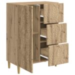 vidaXL Servírovacia skriňa Dub artisan 66 x 34,5 x 90 cm – Obrázok 4