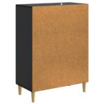 vidaXL Servírovacia skriňa Čierna 66 x 34,5 x 90 cm Kompozitné drevo – Obrázok 7