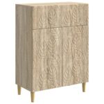 vidaXL Servírovacia skriňa Dub sonoma 66 x 34,5 x 90 cm – Obrázok 2