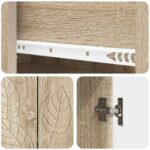 vidaXL Servírovacia skriňa Dub sonoma 66 x 34,5 x 90 cm – Obrázok 8