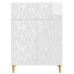vidaXL Servírovacia skriňa Biela s vysokým leskom 66 x 34,5 x 90 cm – Obrázok 5