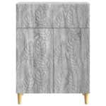 vidaXL Servírovacia skriňa Sivý Sonoma 66 x 34,5 x 90 cm – Obrázok 5