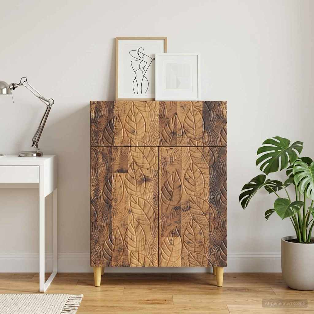 895103_1.jpg vidaXL Servírovacia skriňa Staré drevo 66 x 34,5 x 90 cm – Obrázok 1