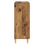 vidaXL Servírovacia skriňa Staré drevo 66 x 34,5 x 90 cm – Obrázok 6