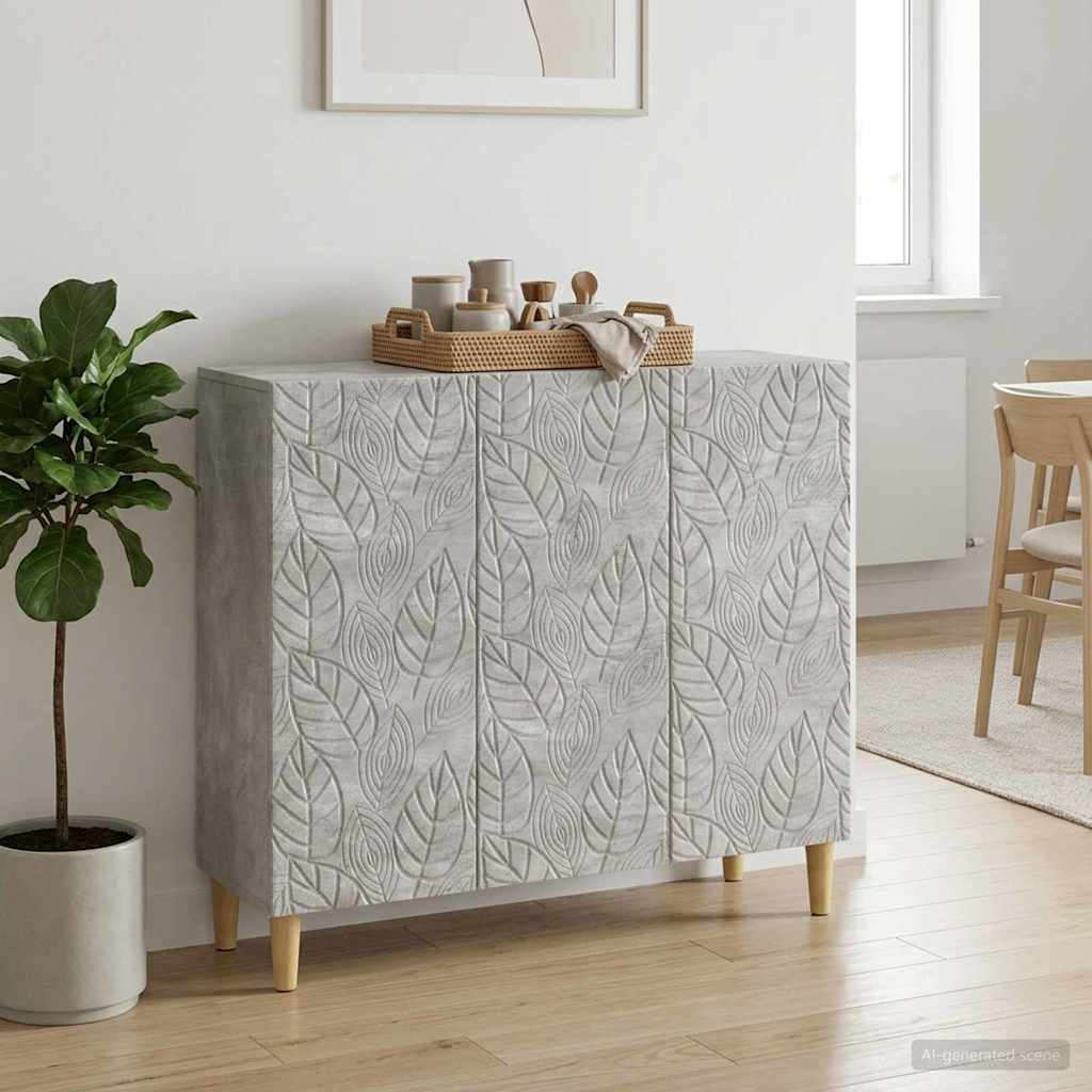 895108_1.jpg vidaXL Servírovacia skriňa Betónovo sivá 89 x 34,5 x 80 cm – Obrázok 1