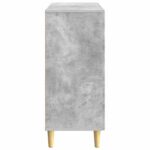 vidaXL Servírovacia skriňa Betónovo sivá 89 x 34,5 x 80 cm – Obrázok 6