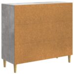 vidaXL Servírovacia skriňa Betónovo sivá 89 x 34,5 x 80 cm – Obrázok 7