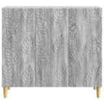 vidaXL Servírovacia skriňa Sivý Sonoma 89 x 34,5 x 80 cm – Obrázok 5