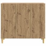 vidaXL Servírovacia skriňa Dub artisan 89 x 34,5 x 80 cm – Obrázok 5