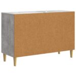 vidaXL Servírovacia skriňa Betónovo sivá 89 x 34,5 x 60 cm – Obrázok 7