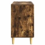 vidaXL Servírovacia skriňa Dymový dub 89 x 34,5 x 60 cm – Obrázok 6