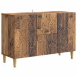 vidaXL Servírovacia skriňa Staré drevo 89 x 34,5 x 60 cm – Obrázok 2