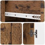 vidaXL Servírovacia skriňa Staré drevo 89 x 34,5 x 60 cm – Obrázok 8