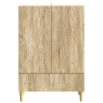 vidaXL Servírovacia skriňa Dub sonoma 66 x 34,5 x 95 cm – Obrázok 5