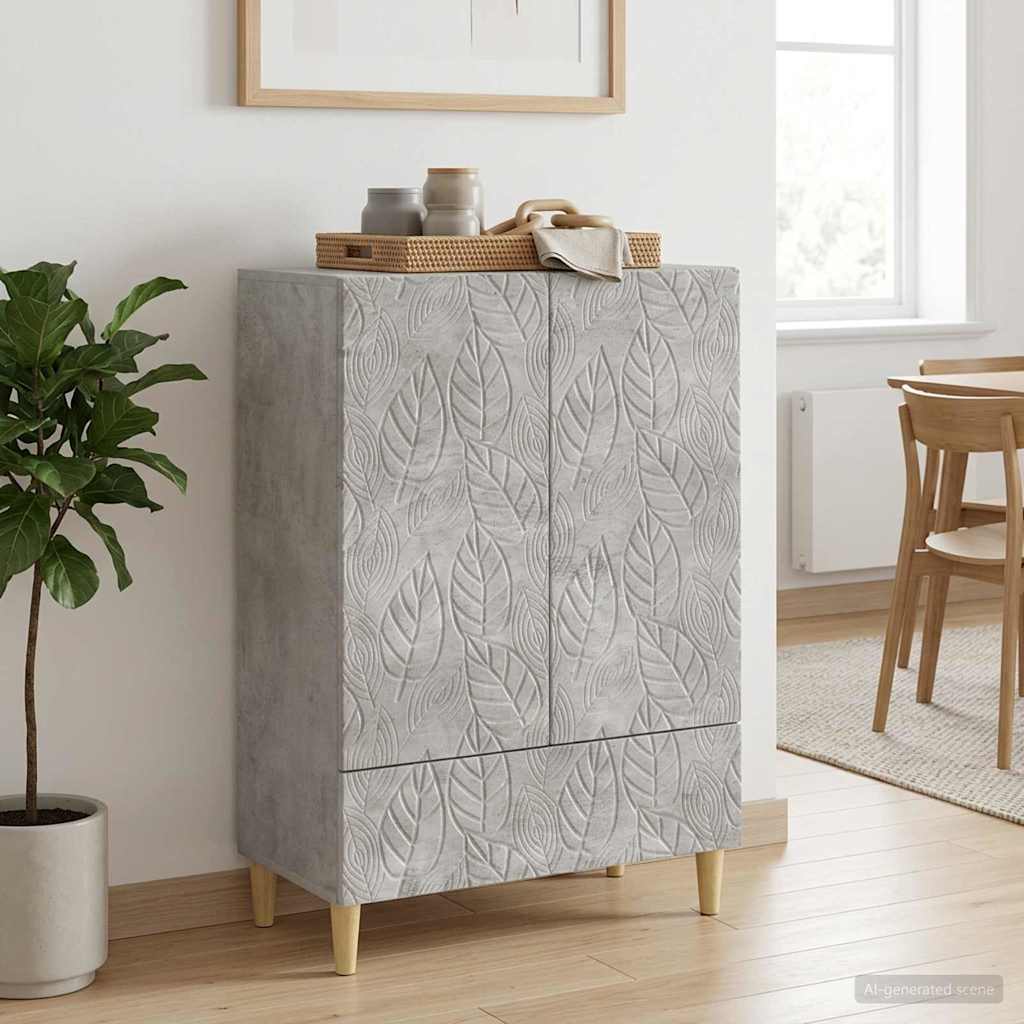 895128_1.jpg vidaXL Servírovacia skriňa Betónovo sivá 66 x 34,5 x 95 cm – Obrázok 1