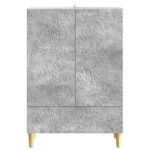 vidaXL Servírovacia skriňa Betónovo sivá 66 x 34,5 x 95 cm – Obrázok 5
