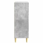 vidaXL Servírovacia skriňa Betónovo sivá 66 x 34,5 x 95 cm – Obrázok 6