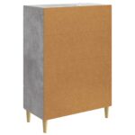 vidaXL Servírovacia skriňa Betónovo sivá 66 x 34,5 x 95 cm – Obrázok 7